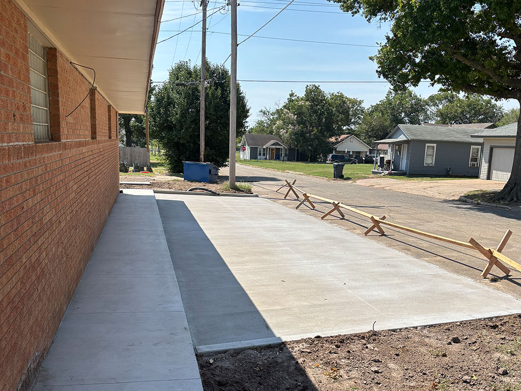 Recent Concrete Driveway Pour