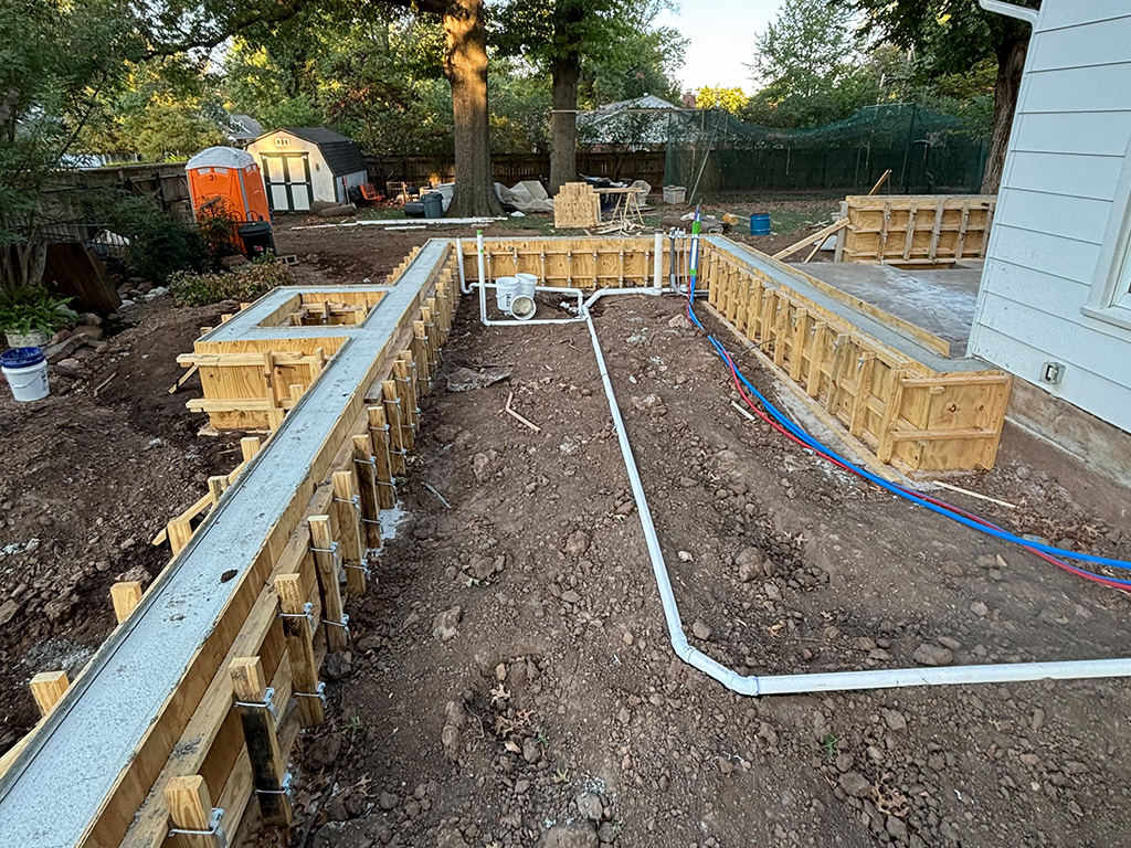 Custom design concrete framing